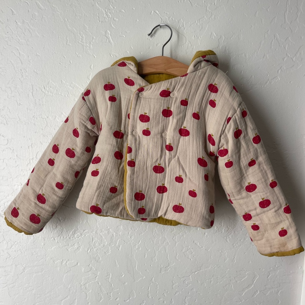 Fin and Vince Reversible Apple Coat